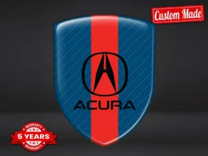 Honda Acura Etiquetas Negocio Alta Calidad Pro Estilo Minimalista
